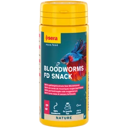 Sera Bloodworms FD Snack Nature szárított, liofilizált díszhaltáp