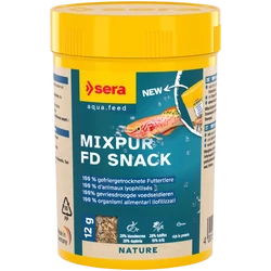Sera Mixpur FD Snack Nature szárított, liofilizált díszhaltáp 100 ml
