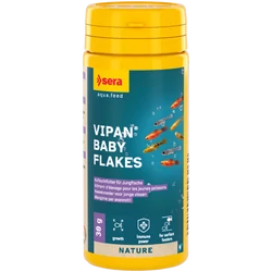Sera Vipan Baby Flakes Nature ivadék díszhaltáp 50 ml