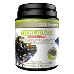 Kép 1/2 - Dennerle Cichlid Veggy granulátum díszhaltáp 200 ml