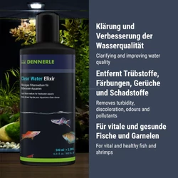 Kép 4/6 - Dennerle Clear Water Elixier víztisztító 500 ml