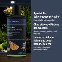 Kép 4/6 - Dennerle Humin Elixier vízelőkészítő 500 ml