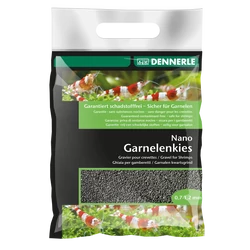 Kép 1/2 - Dennerle Nano Shrimps Gravel Sulawesi fekete kavics 2 kg