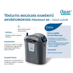 Kép 6/8 - Oase FiltoSmart 60 külső szűrő töltettel