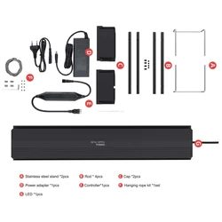Kép 10/11 - Chihiros Universal WRGB 1000 LED világítás (95-105 cm, 59 W, 4246 lm)
