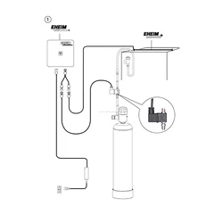 Kép 3/4 - Eheim CO2 mágnesszelep 24 V powerLED+ -hoz