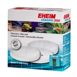 Kép 1/2 - Eheim Classic 350 vattaszivacs szűrőbetét (3 db)