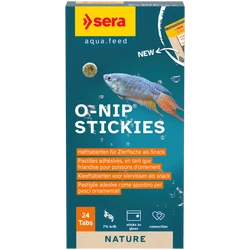 Kép 1/2 - Sera O-nip Stickies Nature tabletta díszhaltáp 24 tab.
