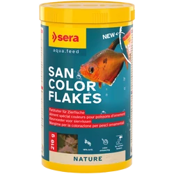 Kép 1/2 - Sera San Color Flakes Nature lemezes díszhaltáp 1 l
