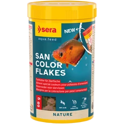 Kép 1/2 - Sera San Color Flakes Nature lemezes díszhaltáp 250 ml