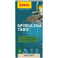Kép 1/2 - Sera Spirulina Tabs Nature tabletta díszhaltáp 24 tab.