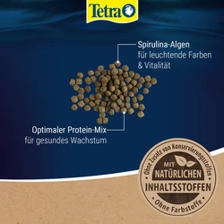 Kép 3/3 - Tetra Cichlid Algae Pellets granulátum díszhaltáp 500 ml