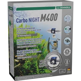 Dennerle Carbo NIGHT M400 CO2 szett tölthető palackkal