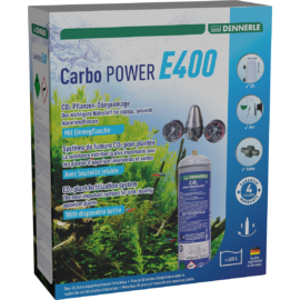 Dennerle Carbo POWER E400 CO2 szett eldobható palackkal