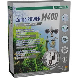 Dennerle Carbo POWER M400 Special Edition CO2 szett tölthető palackkal és mágnesszeleppel