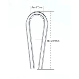 Chihiros U-Clip M 8 mm-ig (4 db)