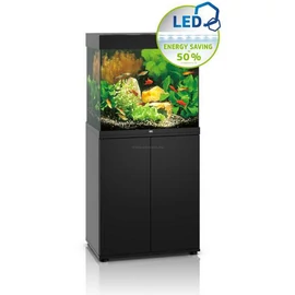 Juwel Lido 120 LED akvárium szett bútorral fekete