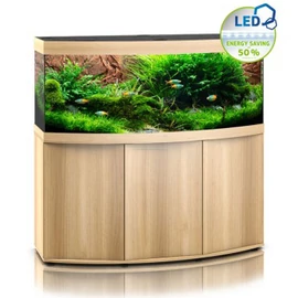 Juwel Vision 450 LED akvárium szett bútorral világos fa