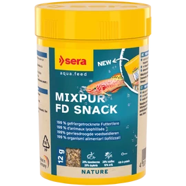Sera Mixpur FD Snack Nature szárított, liofilizált díszhaltáp 100 ml