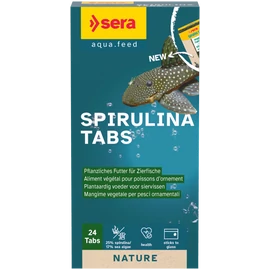 Sera Spirulina Tabs Nature tabletta díszhaltáp 24 tab.