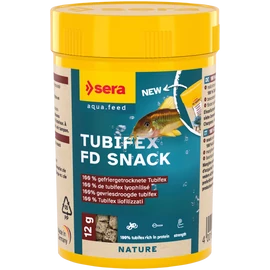 Sera Tubifex FD Snack Nature szárított, liofilizált díszhaltáp 100 ml