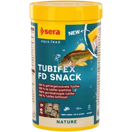 Sera Tubifex FD Snack Nature szárított, liofilizált díszhaltáp 250 ml